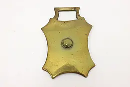 Horse Antique Brass Harness Medallion #45909