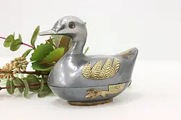 Farmhouse Vintage Duck Spice or Jewelry Container, Hong Kong #49434
