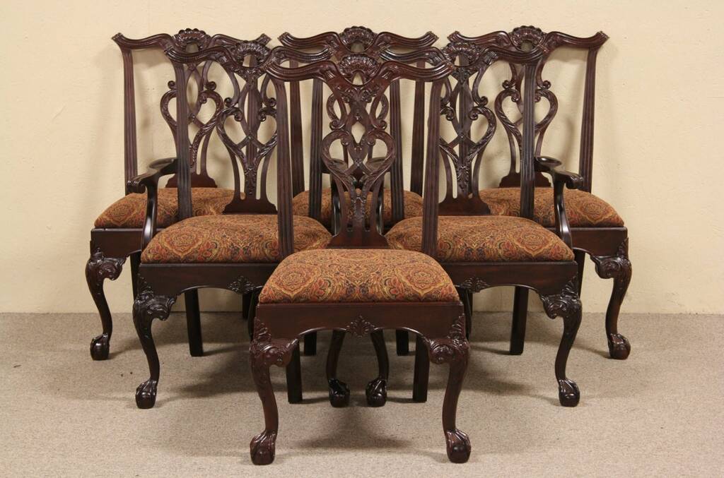used henredon dining room chairs