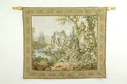 Tapestry with Mill, Stream and Waterwheel, Hanging Rod #33335