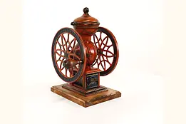 Farmhouse Victorian Antique Iron Coffee Swift Mill or Grinder, Lane NY #41488