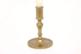 Victorian Antique English Brass Candle Stick or Holder #43529