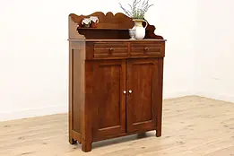 Victorian Farmhouse Antique Jelly Kitchen Pantry Cupboard #45671
