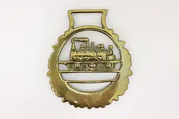 Horse Vintage Brass Harness Medallion, Train #45879
