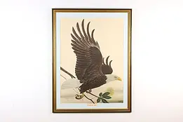 Eagle in Flight Vintage Original Lithograph, Ruthven 43" #48464