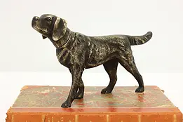 Farmhouse Vintage Bronze Retriever Dog Sculpture #48879