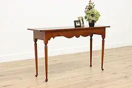 Artisanal Vintage Maple Sofa Table or Hall Console, Dimes #46270