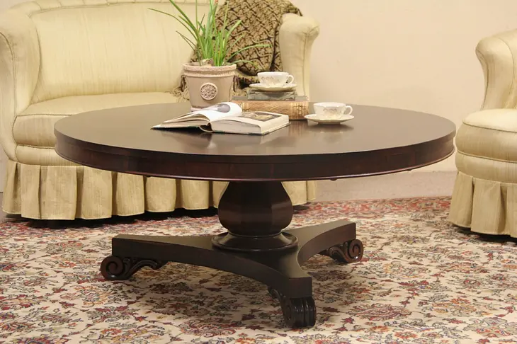 Rosewood Coffee Table from 1830 Empire Center Table