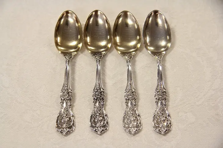 Francis I Sterling Silver Set of 4 Demitasse or Sorbet Spoons by Reed & Barton