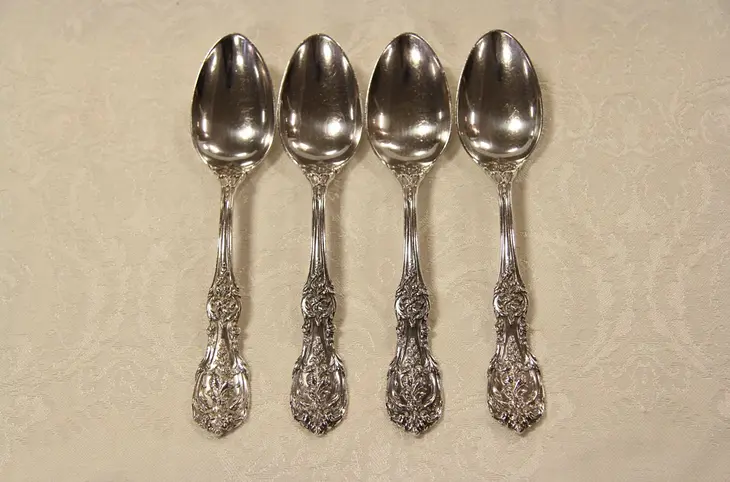 Francis I Sterling Silver Set of 4 Teaspoons by Reed & Barton