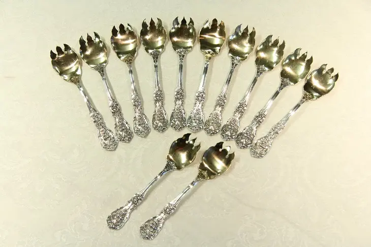 Francis I Sterling Silver Set of 12 Ice Cream Dessert Forks by Reed & Barton