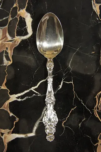 Victorian Sterling Silver Lily Spoon