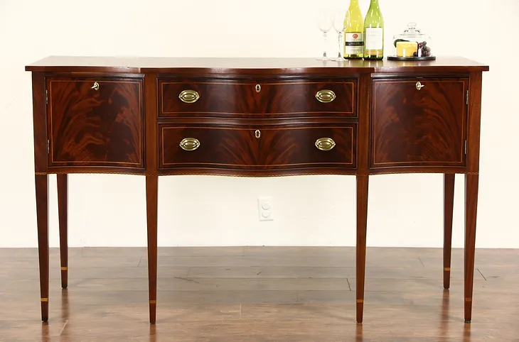 Hickory Masterpiece Signed Traditional Sideboard, Server or Console