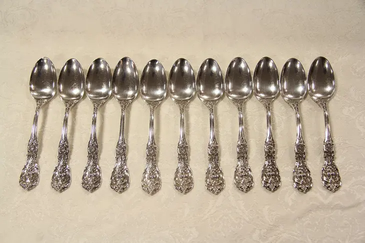 Francis I Sterling Silver Set of 11 Teaspoons by Reed & Barton
