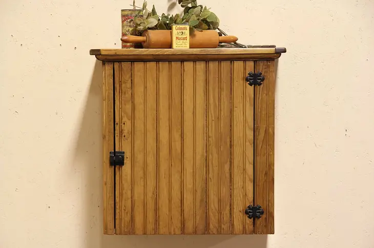 Country Pine Medicine Chest, Hanging or Countertop Cupboard
