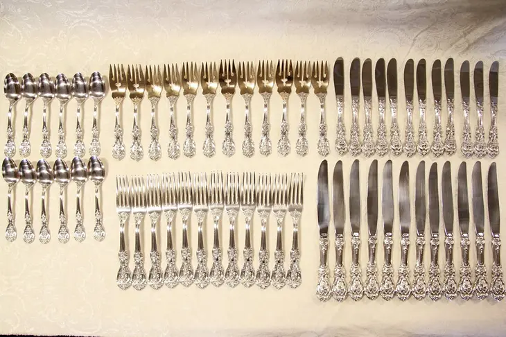 Francis I Sterling Silver Set for 12 by Reed & Barton, 60 Pcs.