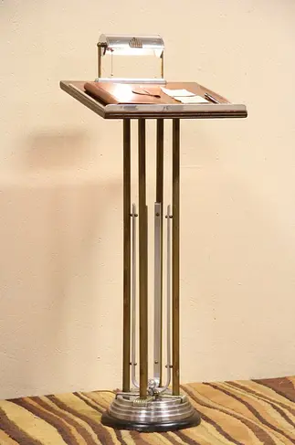 Art Deco 1930's Lectern, Podium or Reception Stand