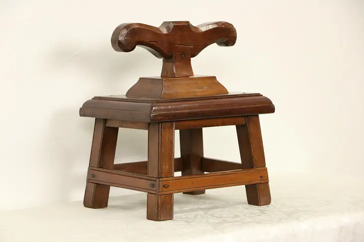 Carved Teak Mystery Press for Spices, Drugs, Cheese?