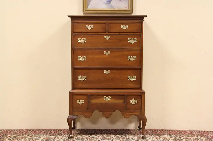 Stickley Cherry Tall Chest on Chest or Highboy