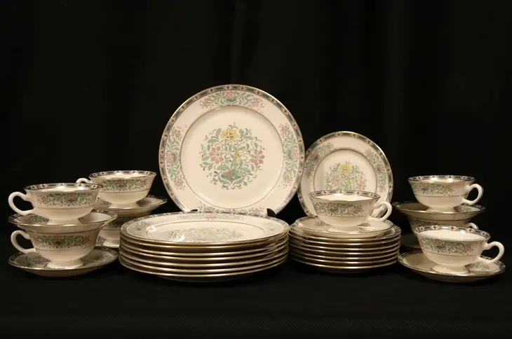 Lenox Mystic Vintage China Luncheon Set for 8