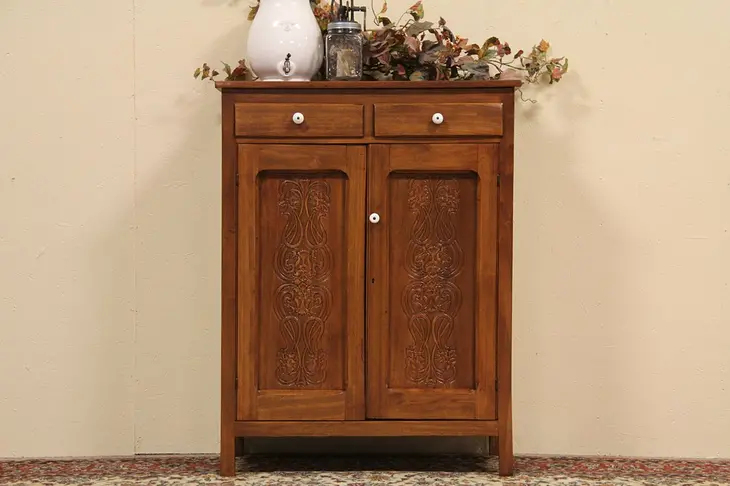 Country Antique Jelly Cupboard