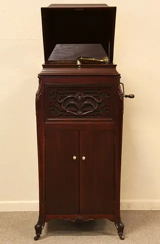 Edison Pathe 1915 Phonograph Wind Up Record Player