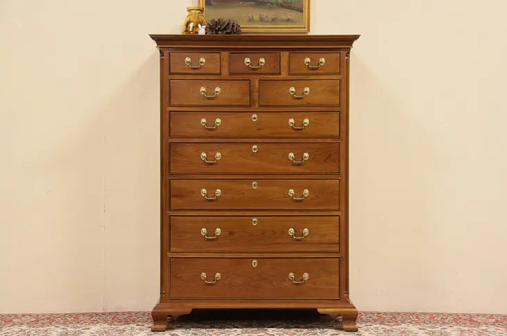 Stickley Vintage Cherry Traditional Highboy or Tall Chest