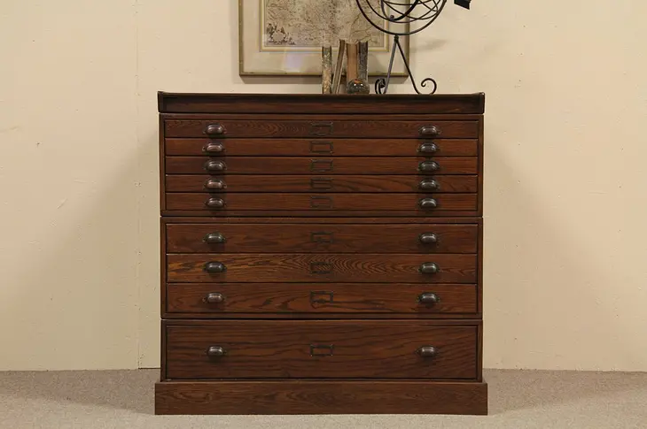 Map Chest, Drawing File, Collector's Cabinet