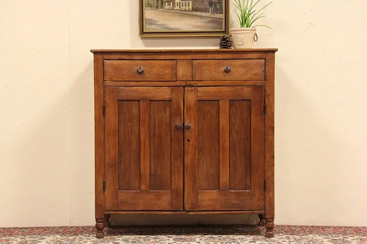 Country Pine 1870 Antique Jelly Cupboard