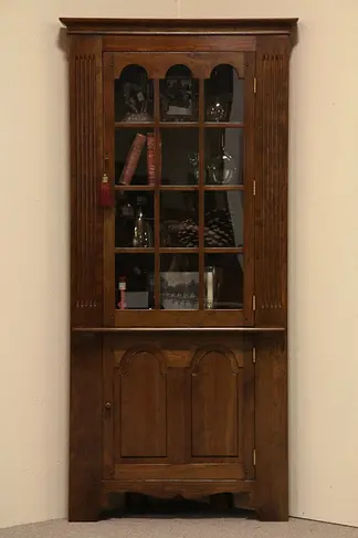 Stickley Cherry Vintage Corner Cabinet