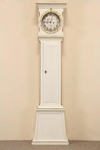 Danish Empire 1796 Antique Country Tall Case Clock