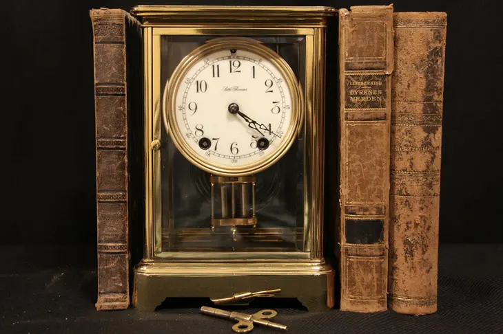 Seth Thomas Antique 1910 Crystal Regulator Clock