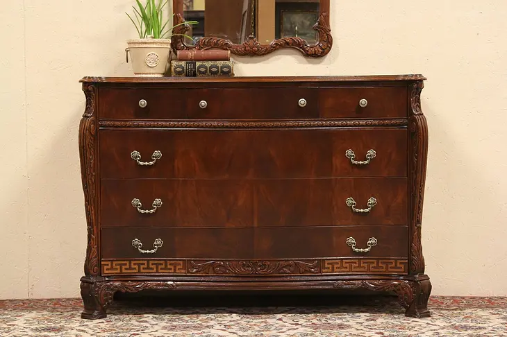 Georgian Vintage Mahogany Chest or Dresser