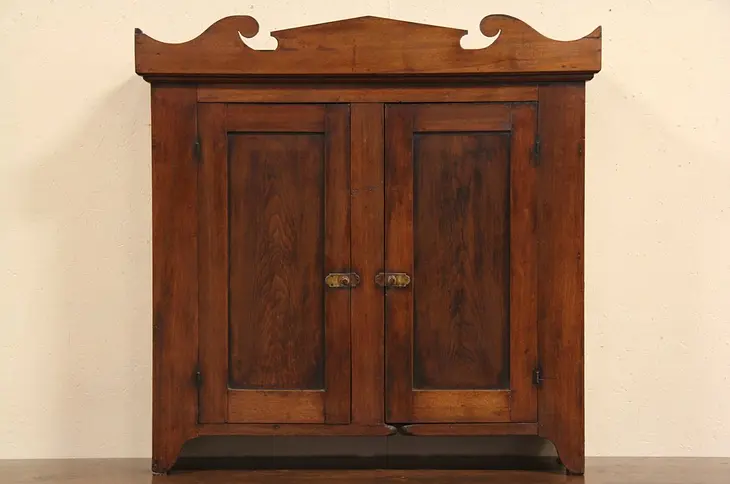 Victorian 1860 Countertop or Hanging Bookcase or Cupboard