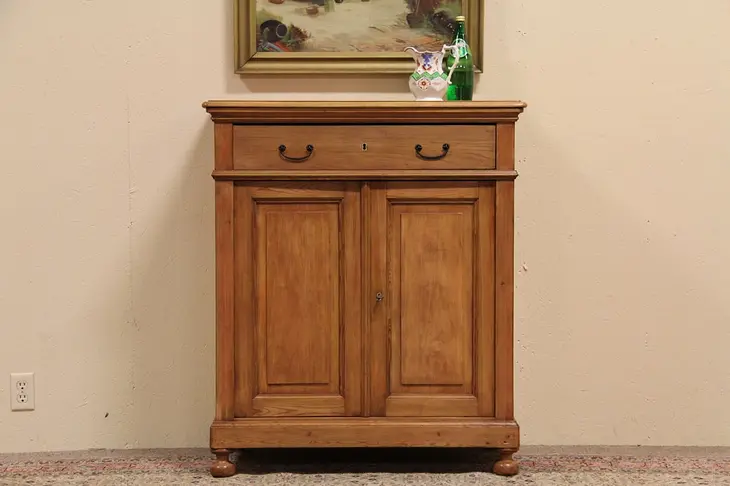 Country Pine 1890 Antique Jelly Cupboard
