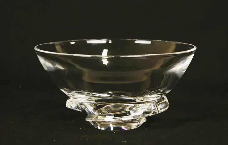 Steuben Signed Crystal Glass Bowl