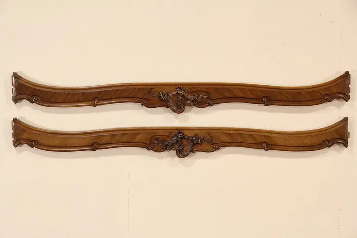 Pair of French carved Bed Rails