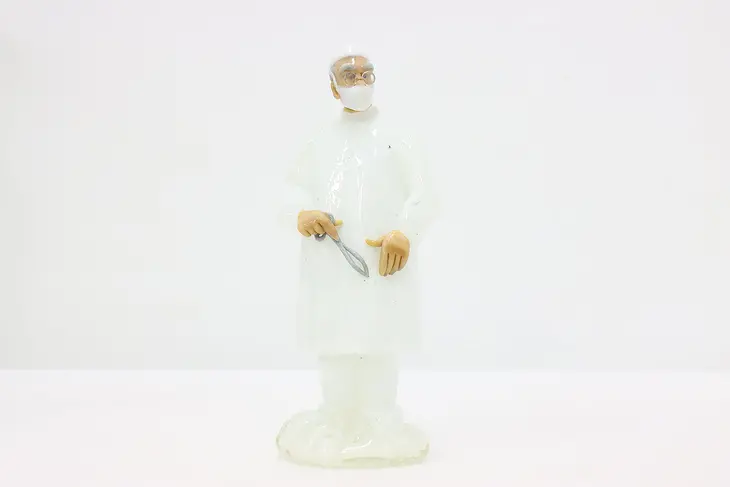 Murano Italian Vintage Art Glass Doctor Surgeon Sculpture #47610