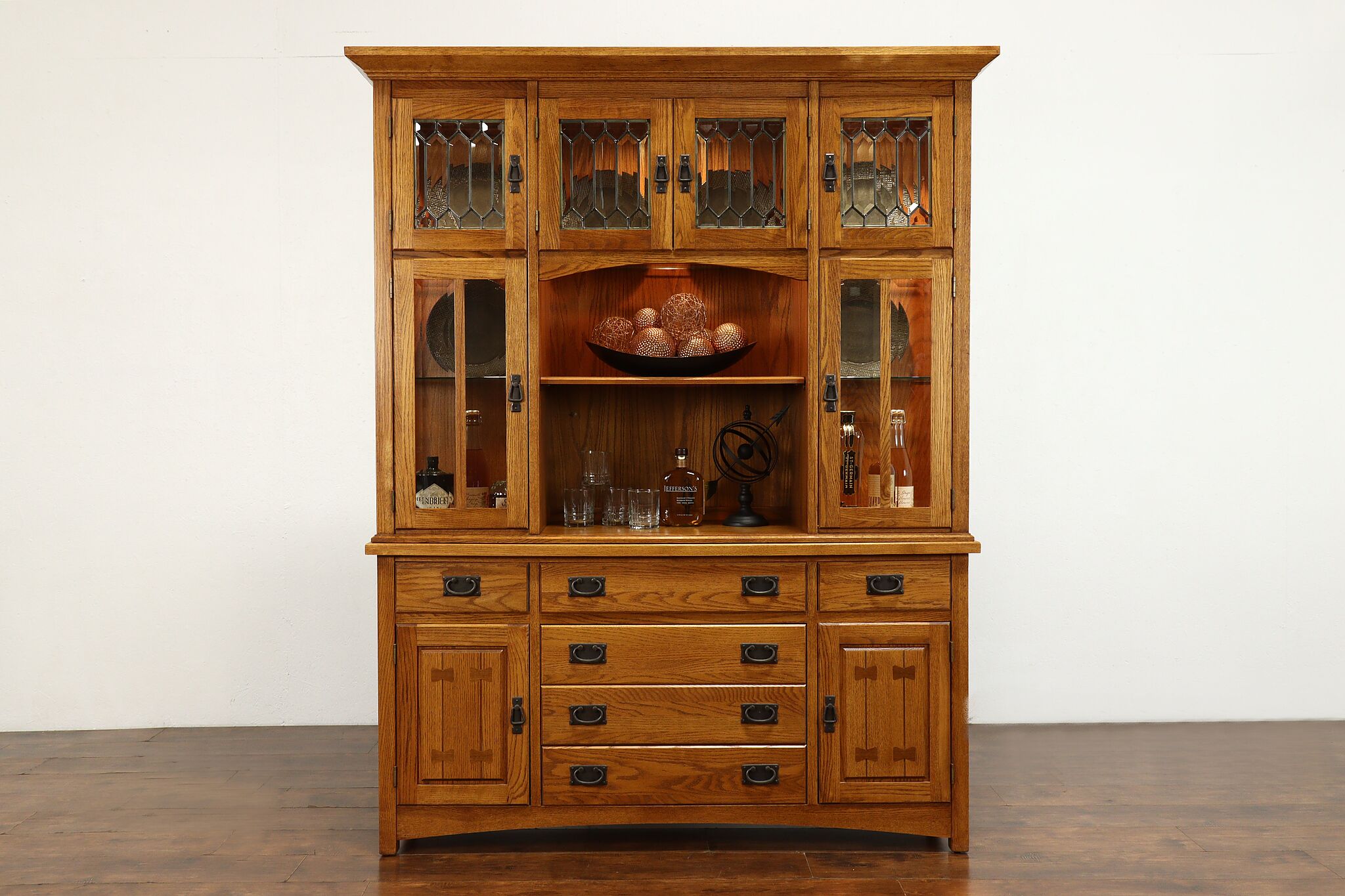 Arts and crafts clearance china cabinet