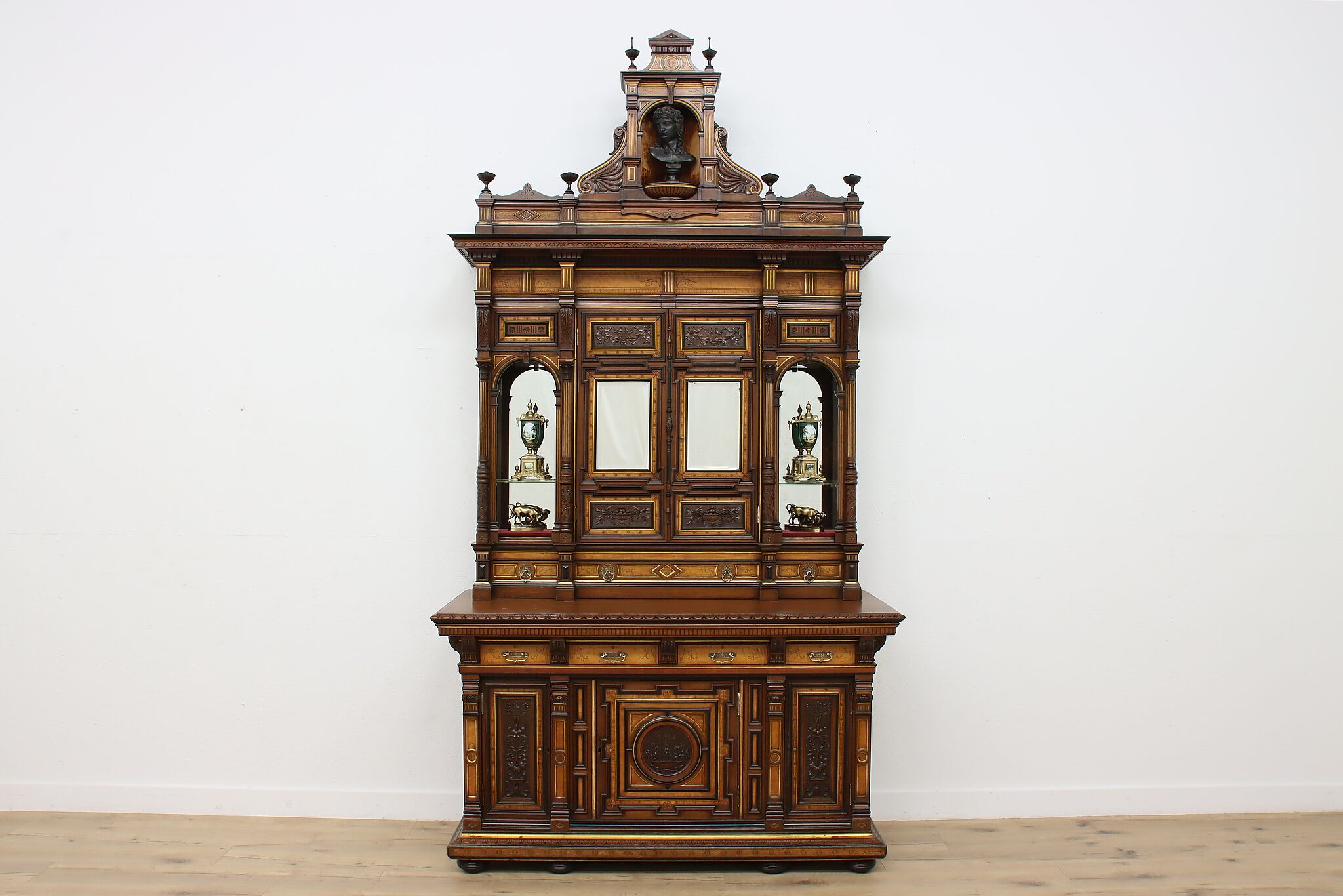 Wooden antique cupboard discount