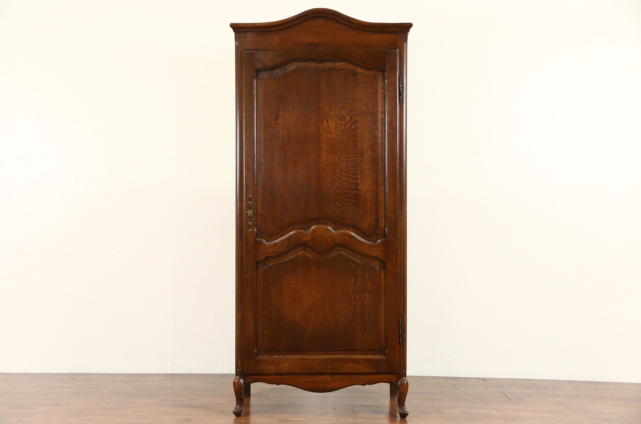 Sold Country French 1930 S Vintage Oak Armoire Wardrobe Or