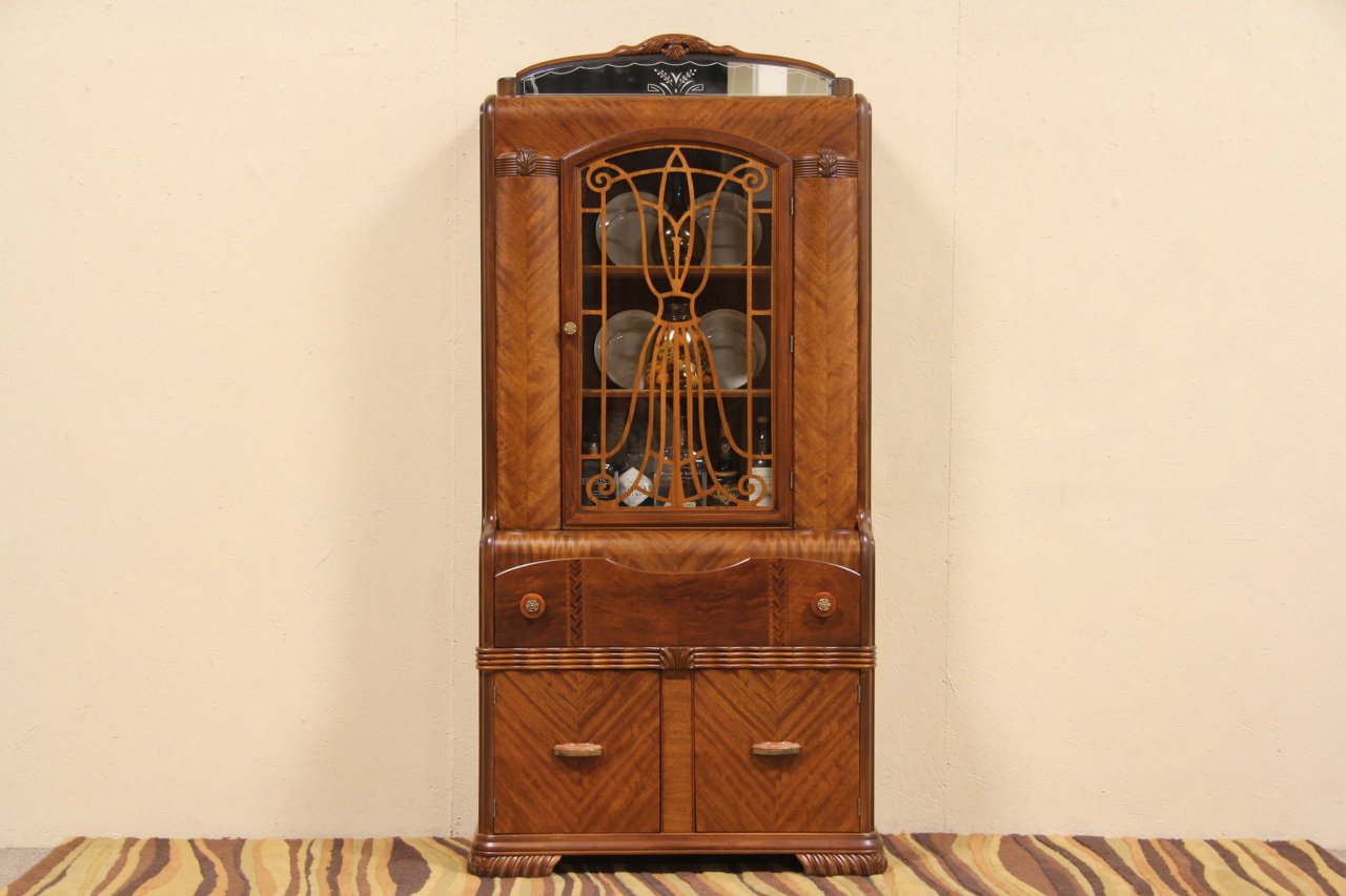 Waterfall china best sale cabinet