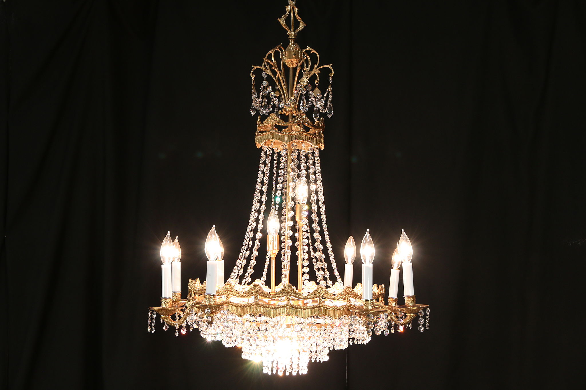 Strass crystal online chandelier vintage