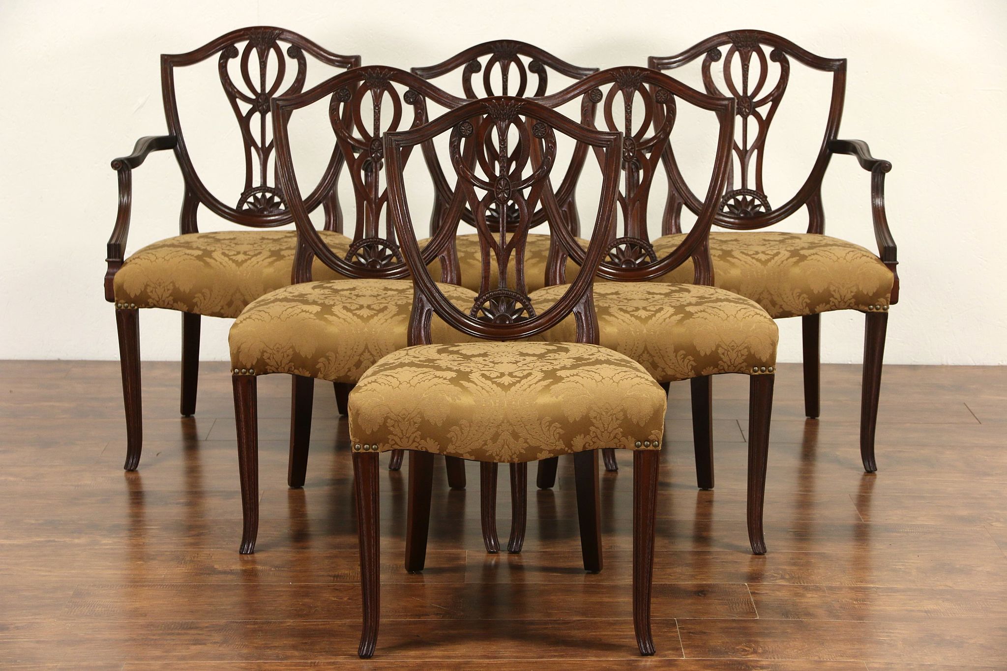 Vintage drexel sales dining chairs