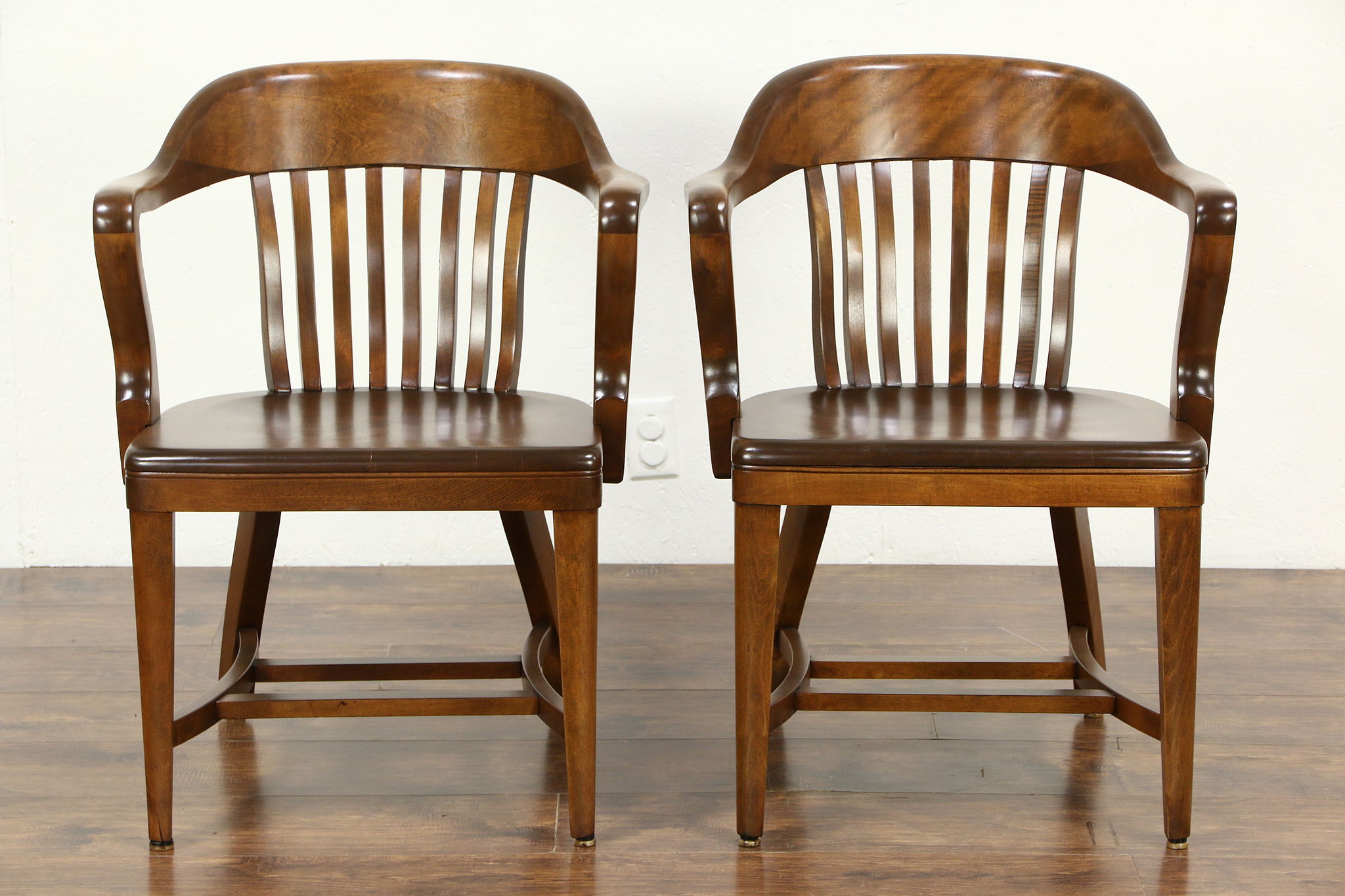 Vintage sales library chair