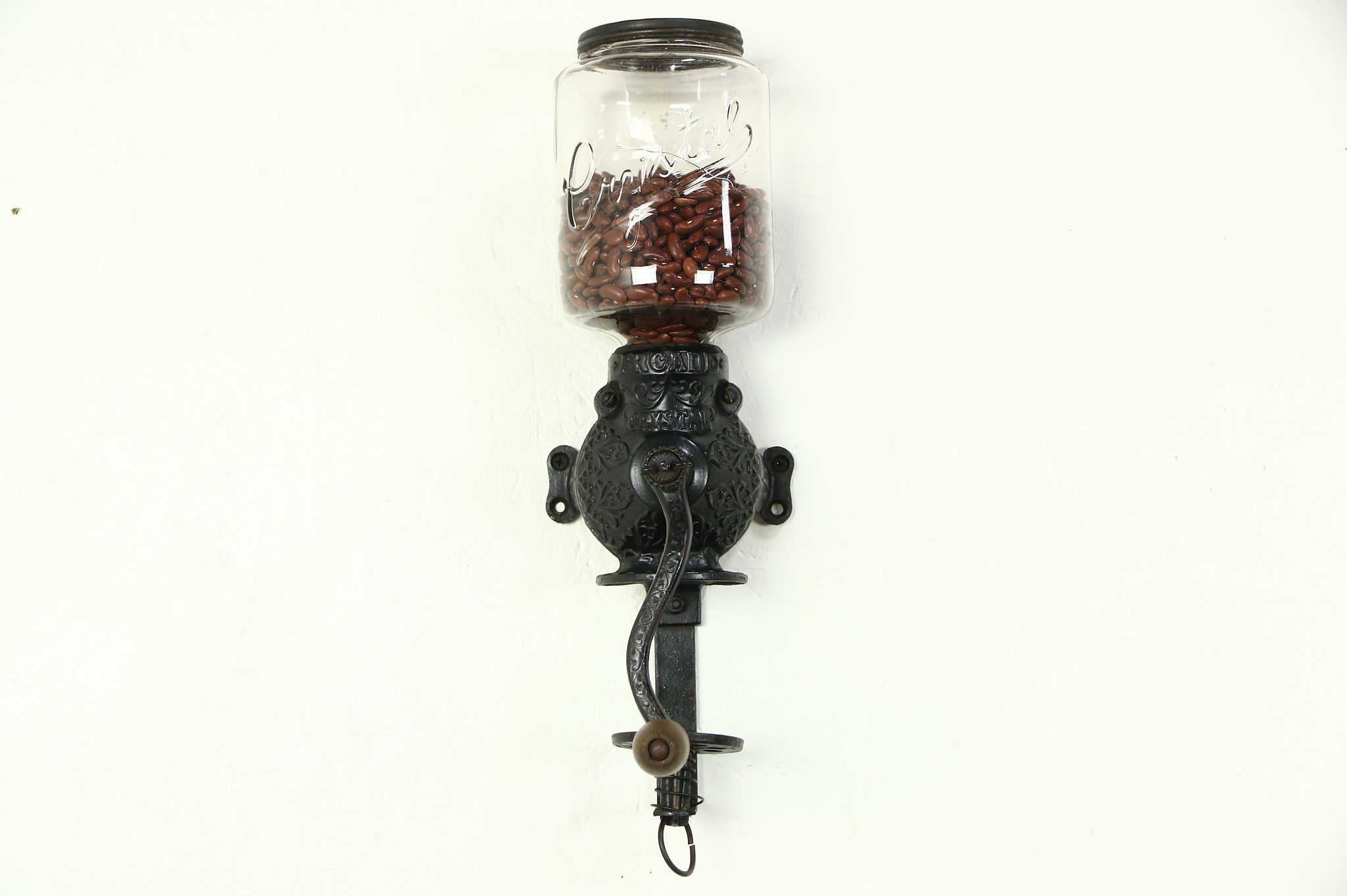 Manual Coffee Grinder Vintage Coffee Grinder With Glass Jar Coffee