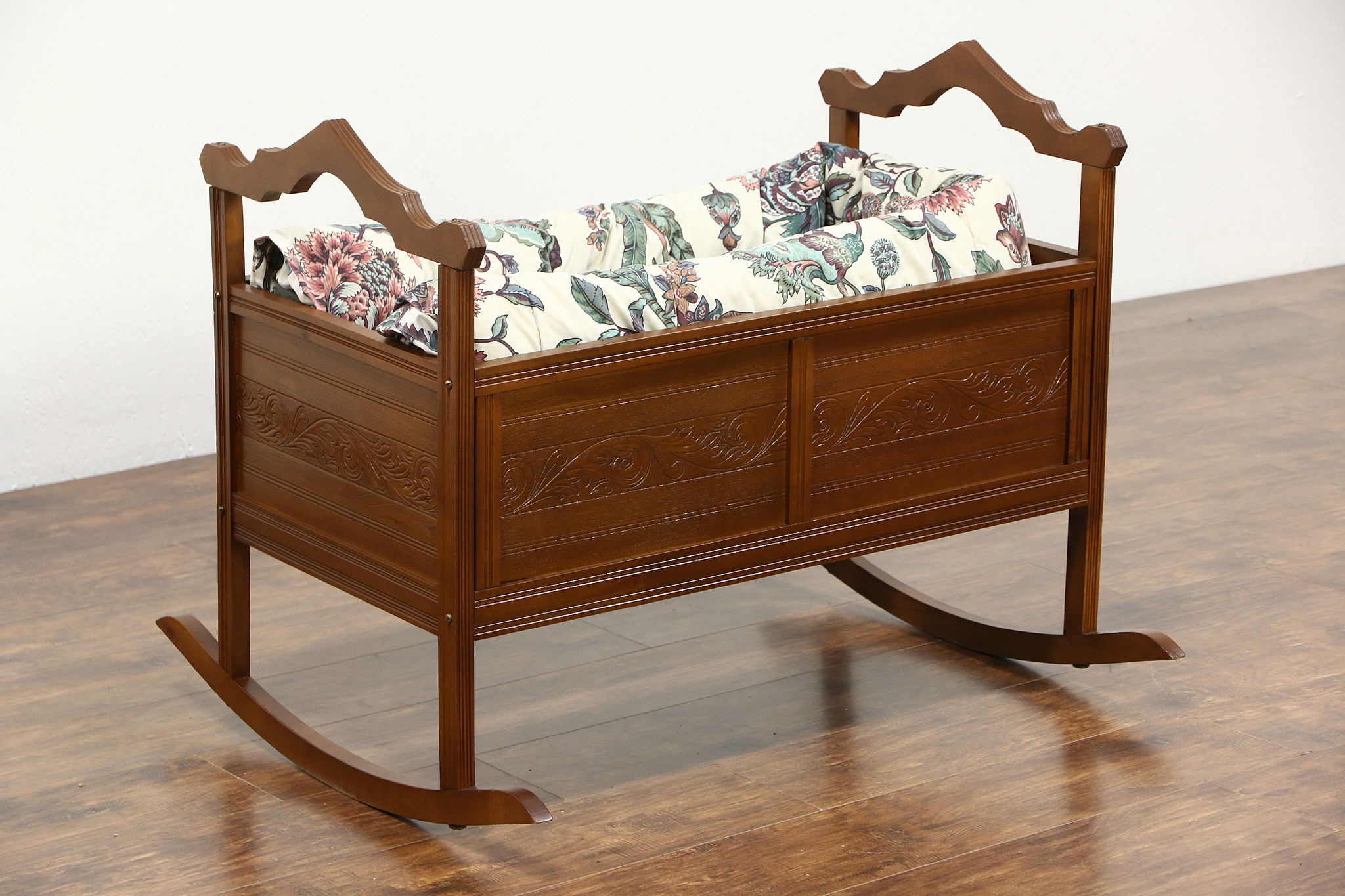 antique rocking cradle