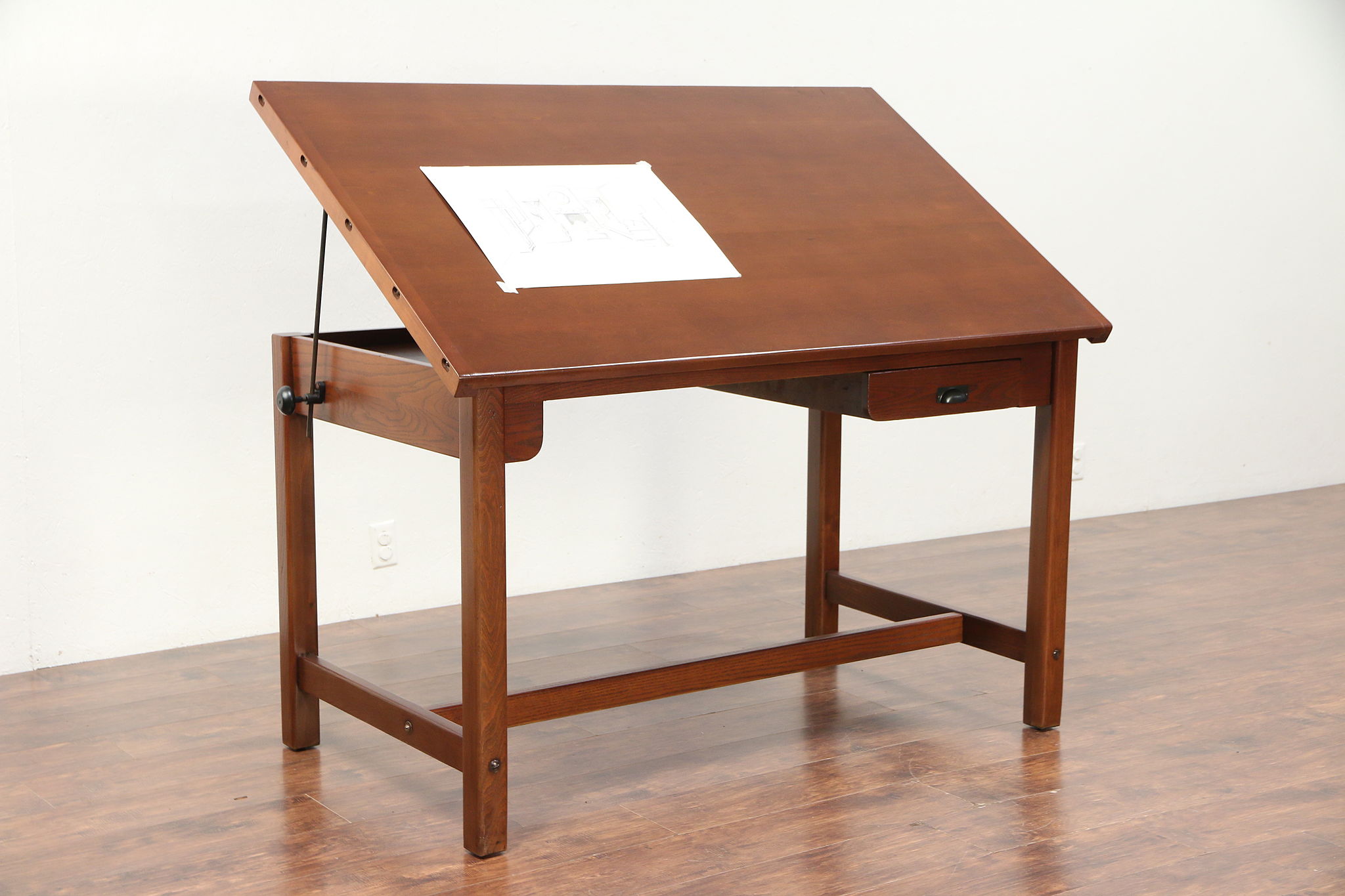 Sold Architect Or Artist Desk Vintage Drafting Or Wine Table