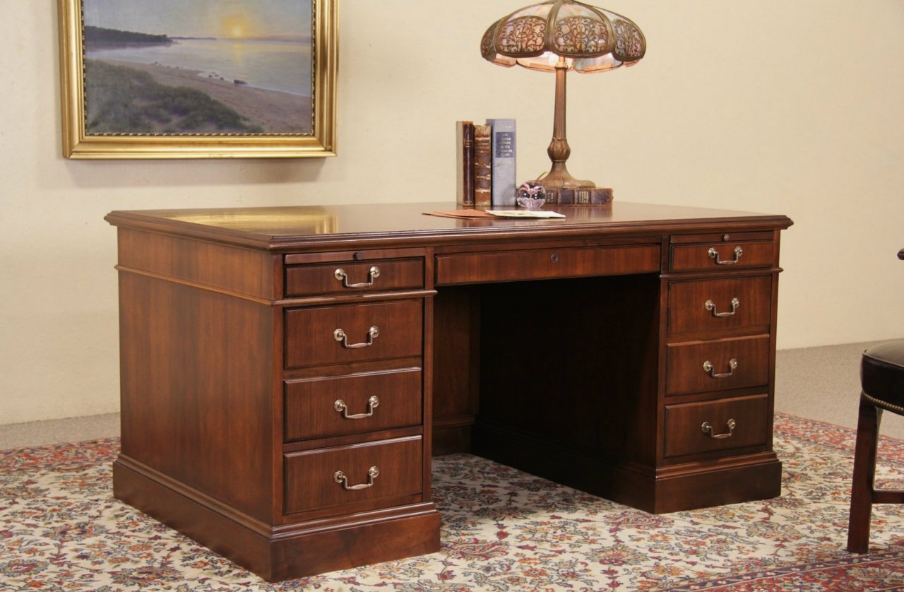 Sold At Auction Walnut Jofco Brand Executive Office 40 OFF