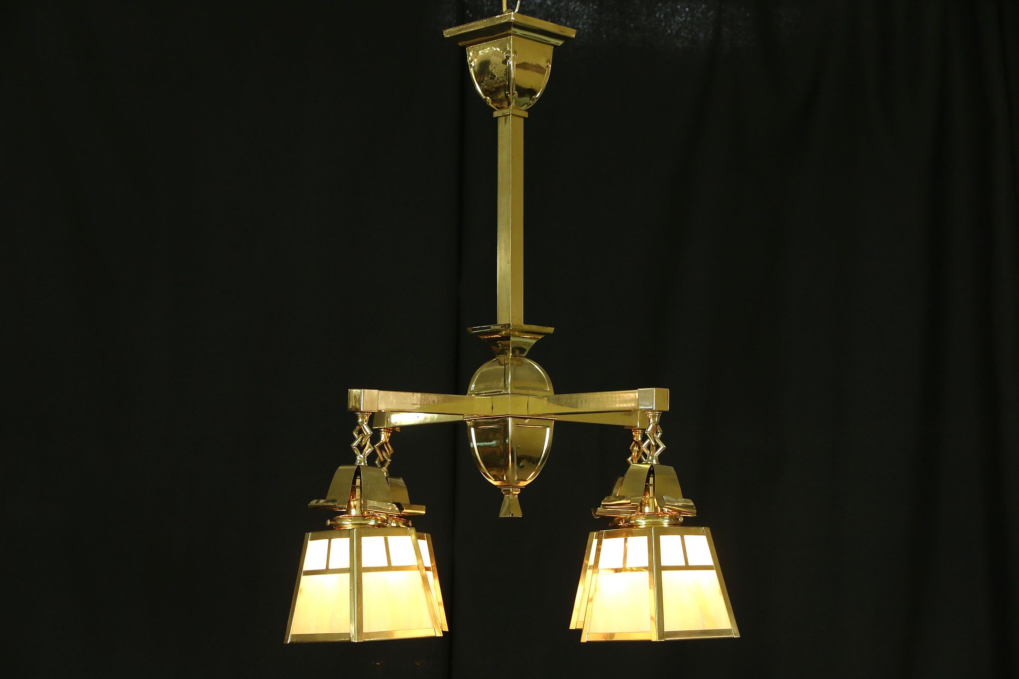 Antique arts and crafts chandelier discount